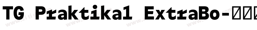 TG Praktikal ExtraBo字体转换 TG Praktikal ExtraBo字体转换